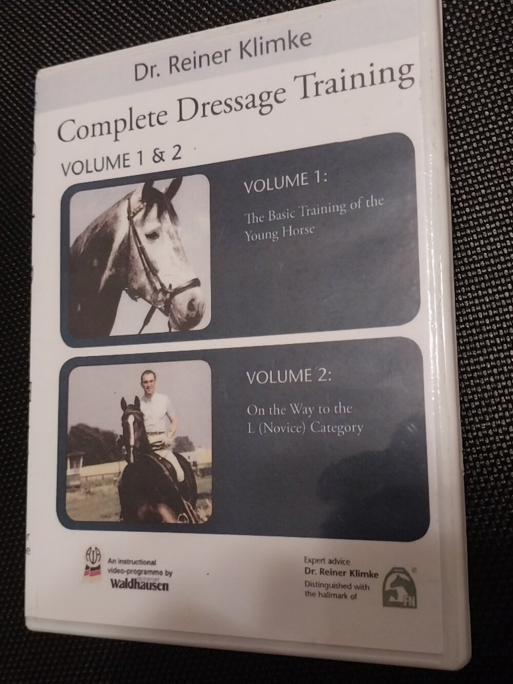 COMPLETE DRESSAGE TRAINING by DR. REINER KLIMKE 10 VOLUME 5 DVD SET - Picture 2 of 14
